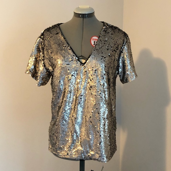 Anthropologie Tops - NWT Anthropologie Vanessa Virginia sequin top M